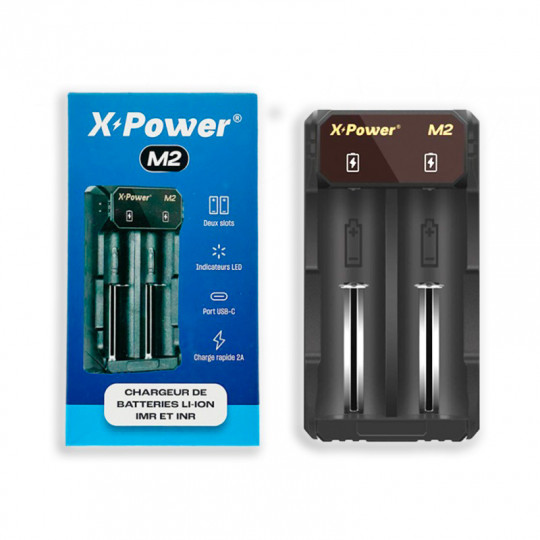X Power M2 Ladegerät – Intelligentes Dual-Slot Ladesystem