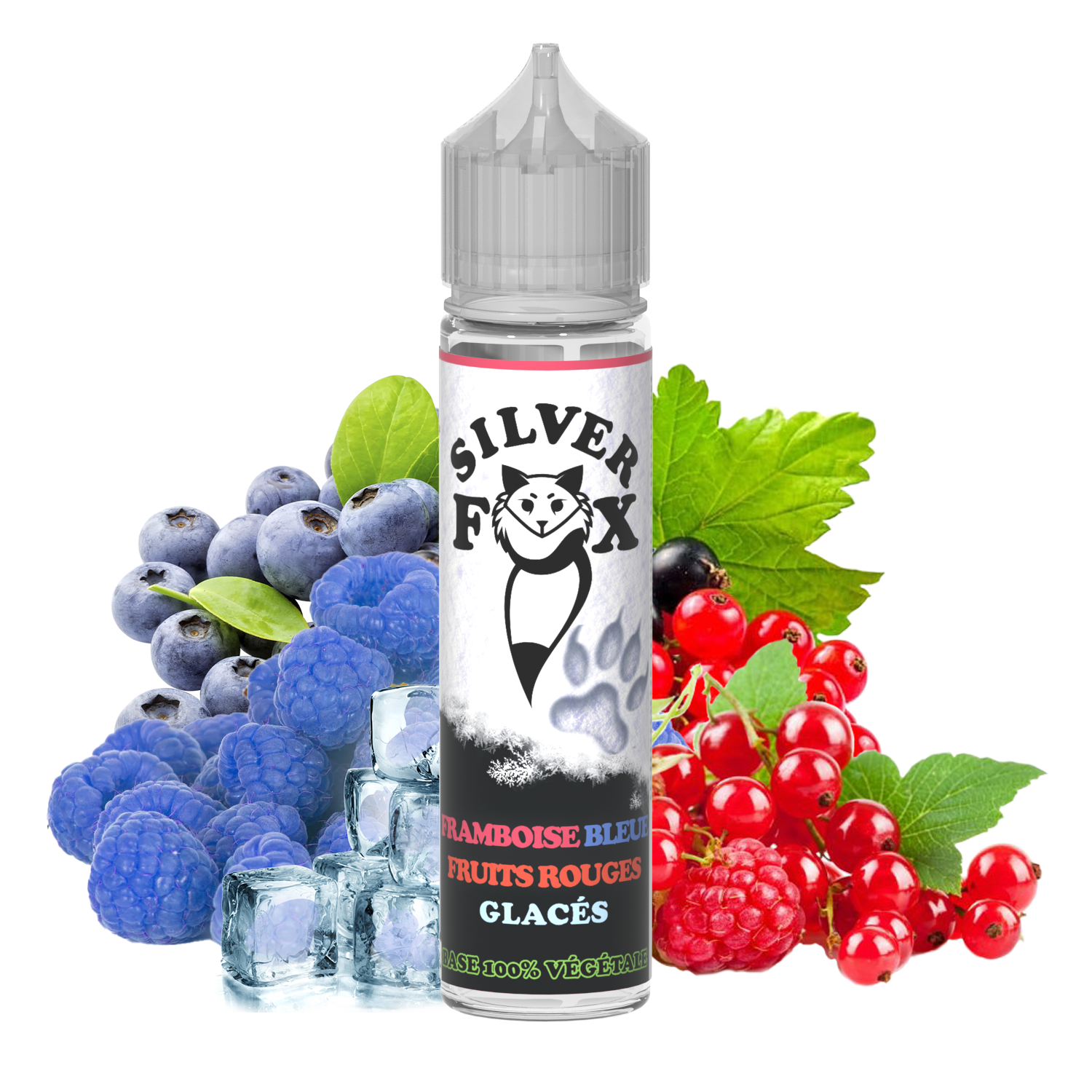 Silver Fox Framboise Bleue et Fruits Rouges Glacés